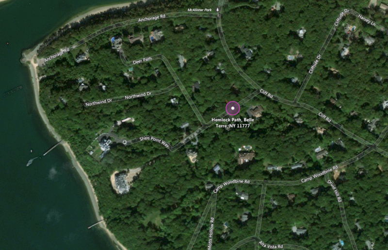 Hemlock Path Aerial View